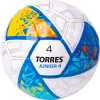 Мяч футб. TORRES Junior-4, F323804, р.4,глянц.ПУ, 4 сл, 32п, руч.сш, бел-жел-гол за 2&nbsp;070.60 ₽ купить в Перми