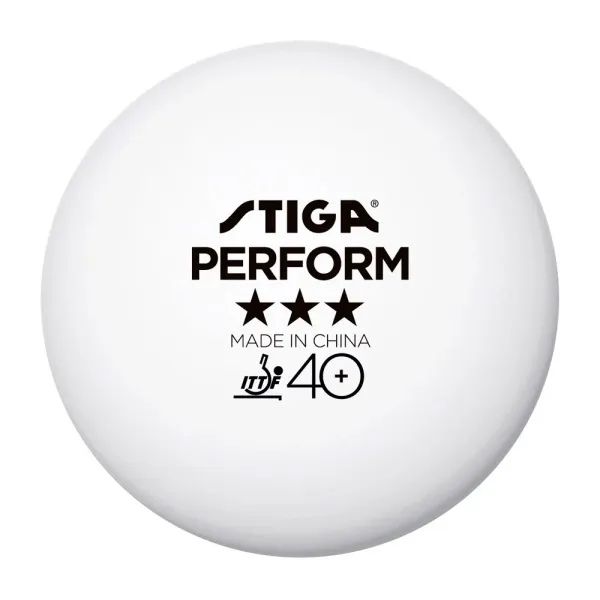 Мяч для наст. тенниса Stiga Perform 3***, 40+, 1113-2110-06, пластик, ITTF Appr., уп.6 шт, бел за 2&nbsp;121.60 ₽ в Перми