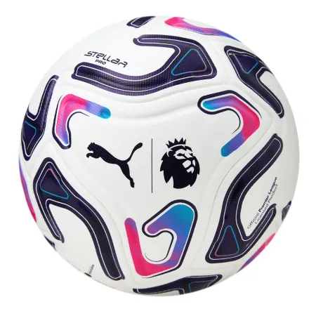 Мяч футб. PUMA Stellar Pro PL, 08510701, р.5, FIFA Quality Pro, 8п, ПУ, термосш, бело-фиолетовый за 9&nbsp;069.50 ₽ купить в Перми