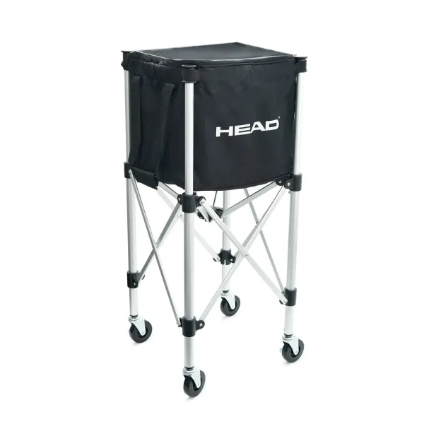 Корзина для теннисных мячей HEAD TT7003, на 125 мячей,с сумкой-переноской, складная, металл, черный за 6&nbsp;942.80 ₽ в Перми