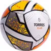Мяч футб. TORRES Club, F323965, р.5, 10 пан., ПУ, гибрид. сшив, бел-оранж-желт за 2&nbsp;225.30 ₽ купить в Перми