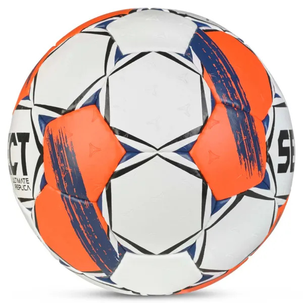 Мяч ганд. SELECT Ultimate Replica v25, 3572858745, р.3(Senior), ПУ,руч.сш, бел-оранж-т.син за 5&nbsp;373.70 ₽ в Перми