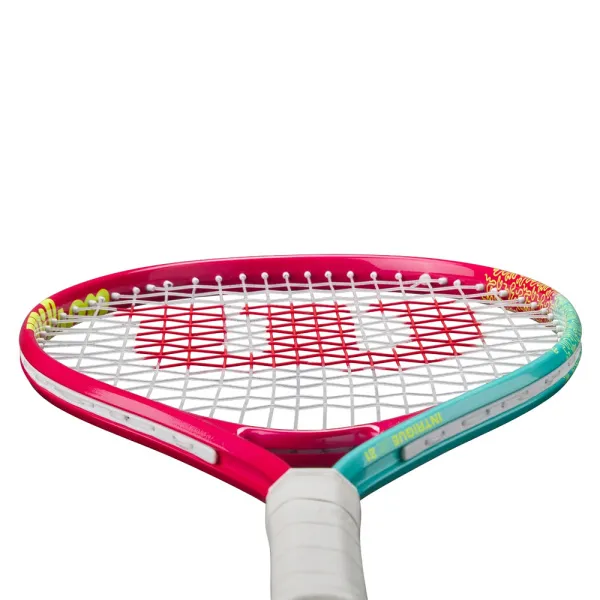 Ракетка б/т дет. Wilson Intrigue Jr 21, WR180510U, для дет.5-6лет, алюминий,со струн.,розово-бирюзов за 5&nbsp;271.70 ₽ в Перми