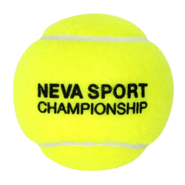 Мяч теннисный NS Championship 3B, 124001, уп.3шт, сукно, нат.резина, желтый за 646 ₽ в Перми