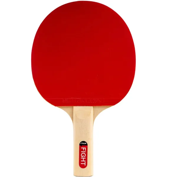Ракетка для н/т Stiga Fight Red, 184001, для любителей, накладка 1,5 мм ITTF, прямая ручка за 1&nbsp;837.70 ₽ в Перми