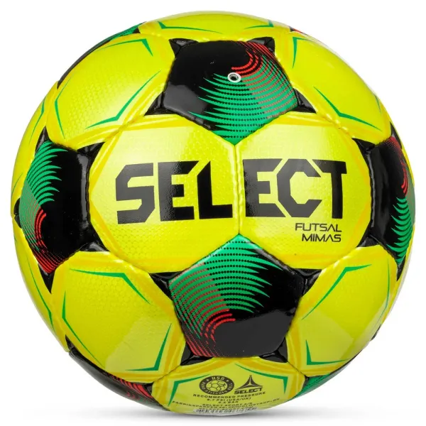 Мяч футзал. SELECT Futsal Mimas V26, 1053471007, р.4,FIFA Basic, 32п, ПУ, руч.сш, желто-зелено-черн. за 6&nbsp;113.20 ₽ в Перми