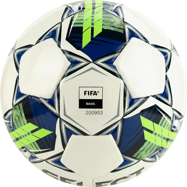 Мяч футзал. SELECT Futsal Master Shiny V22, 1043460004, р.4, Basic,32п, гл.ПУ, руч.сш,бел-син-зел за 7&nbsp;539.50 ₽ в Перми