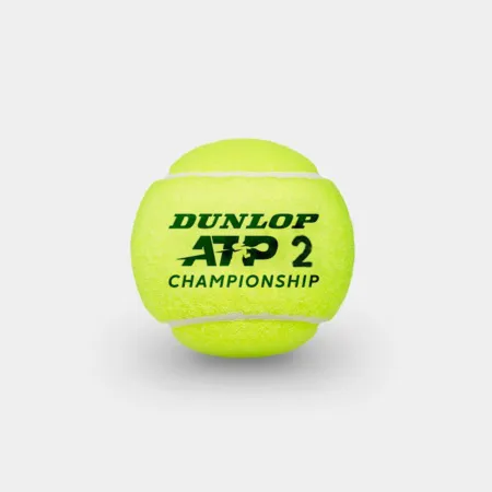 Мяч теннисный Dunlop ATP Championship 3B, 601626, уп.3ш, одобр. ITF, нат.резина,фетр. за 943.50 ₽ купить в Перми