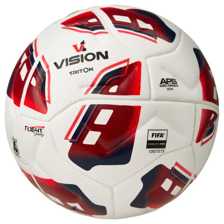 Мяч футб. VISION TRITON, FV425075, р.5,FIFA Quality Pro,MF, 16 пан, термосш.,бел-красный за 8&nbsp;007 ₽ купить в Перми