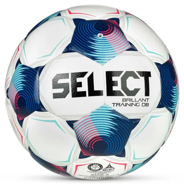 Мяч футб. SELECT Brillant Training DB V25, 0864171002, р.4, 32п, ТПУ, гибр.сш, бело-синий за 4&nbsp;936.80 ₽ в Перми