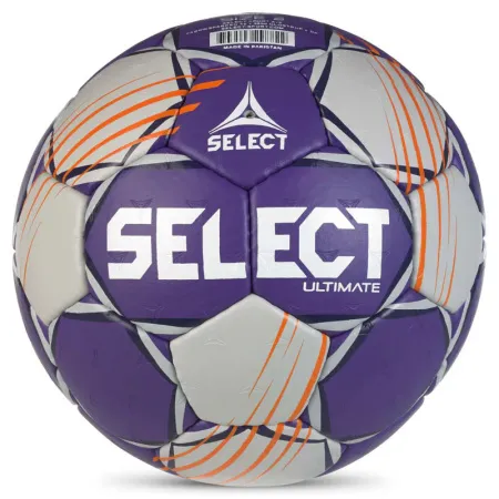 Мяч ганд. SELECT Ultimate Official EHF V24, 1612858999, Senior(р.3), EHF Appr, ПУ, руч.сш, фиол-сер за 15&nbsp;504 ₽ купить в Перми