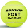Мяч теннисный Dunlop Fort Clay Court 4B, 601613, уп.4 шт,одобр.ITF и FFT,сукно,нат.резина,желтый за 1&nbsp;812.20 ₽ купить в Перми