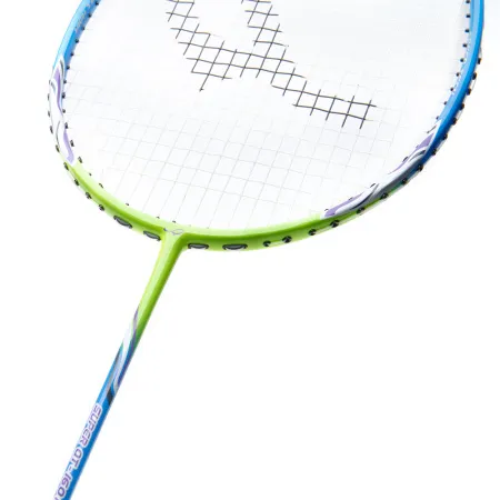 Ракетка для бадм. DOUBLE FISH JINQUE QT-1601, для продвинутых,карбон со струнами,литая,голубой за 3&nbsp;015.80 ₽ купить в Перми