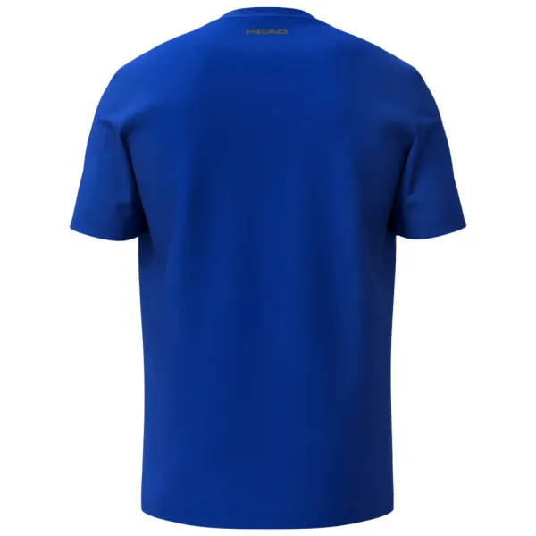 СЦ*Футболка мужская HEAD Club Original T-Shirt M 811855-Ro-S, р.S, хлопок,полиэстер,эластан, синий за 2&nbsp;888.30 ₽ в Перми