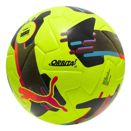 Мяч футб. PUMA Orbita 2 TB, 08432303, р.5, FIFA Quality Pro, 12 пан., ТПУ, термосшивка, желто-черный за 7&nbsp;260.70 ₽ купить в Перми