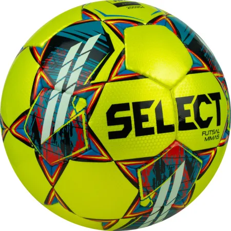 Мяч футзал. SELECT Futsal Mimas, 1053460550, р.4,FIFA Basic, 32 пан, гл.ПУ, руч.сш, жел-сине-красный за 6&nbsp;303.60 ₽ купить в Перми