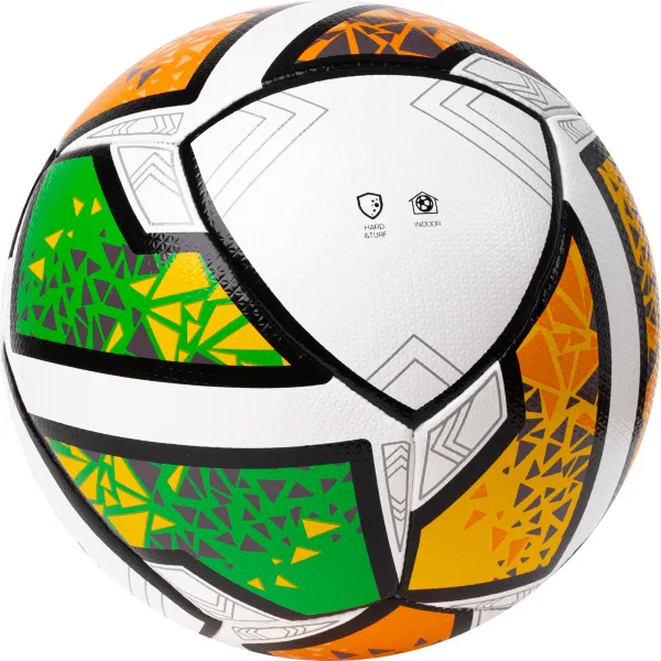 Мяч футзал. TORRES Futsal Club, FS323764, р.4, 10 пан. ПУ, 4 под. сл, гибрид. сш. бело-зел-оранж за 2&nbsp;264.40 ₽ в Перми