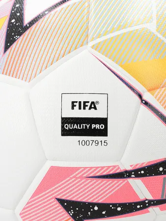 Мяч футзал PUMA Futsal 1, 08376301, р.4, FIFA Quality Pro, 32пан, ПУ, терм.сш, бело-розовый за 6&nbsp;502.50 ₽ купить в Перми