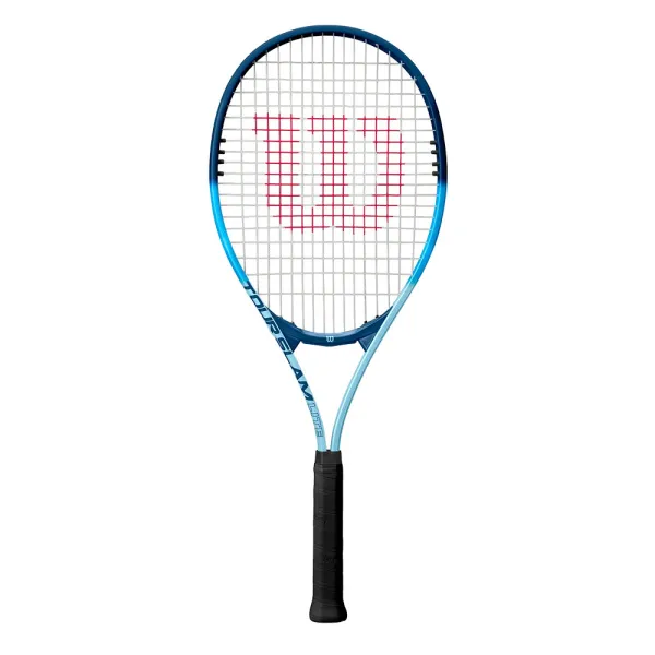 Ракетка б/т Wilson Tour Slam Lite Gr3, WR199010U3,для любит, алюминий, со струнами, сине-голубая за 6&nbsp;358 ₽ в Перми