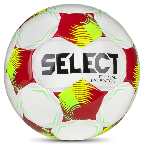 Мяч футзал. SELECT Futsal Talento 11 V26, 1061471014, р.3(Jr),  32п, ТПУ, маш.сш, бело-желто-красный за 4&nbsp;355.40 ₽ в Перми