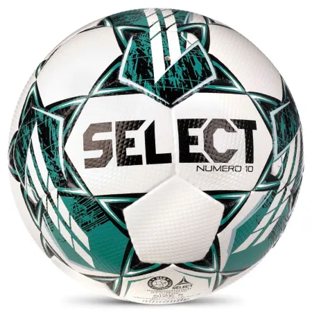 Мяч футб. SELECT NUMERO 10 V23, 0575060004, р.5, FIFA Basic, 32п, ПУ, руч. сш, бело-бирюзовый за 8&nbsp;051.20 ₽ купить в Перми