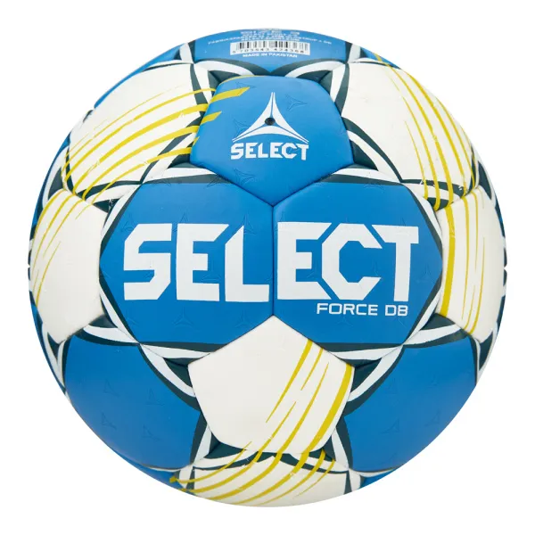 Мяч ганд. SELECT HB FORCE DB V25, 1622858205, Senior (р.3), EHF Appr,ПУ, гибр.сш., сине-белый за 8&nbsp;438.80 ₽ в Перми