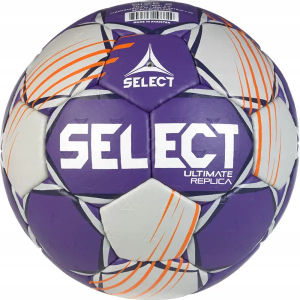 Мяч ганд. SELECT Ultimate Official EHF V24, 1612858999, Senior(р.3), EHF Appr, ПУ, руч.сш, фиол-сер за 15&nbsp;504 ₽ в Перми